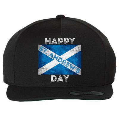 St Andrews Day Scotland Flag Scottish Happy Tartan Army Meaningful Gift Wool Snapback Cap