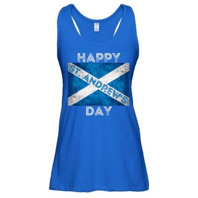 St Andrews Day Scotland Flag Scottish Happy Tartan Army Meaningful Gift Ladies Essential Flowy Tank