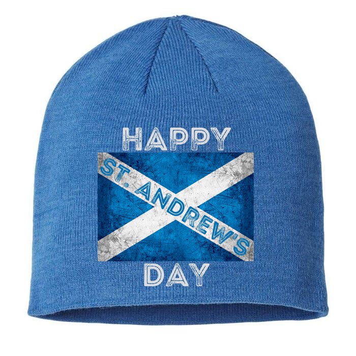 St Andrews Day Scotland Flag Scottish Happy Tartan Army Meaningful Gift Sustainable Beanie