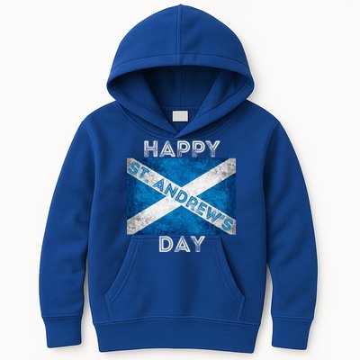 St Andrews Day Scotland Flag Scottish Happy Tartan Army Meaningful Gift Kids Hoodie