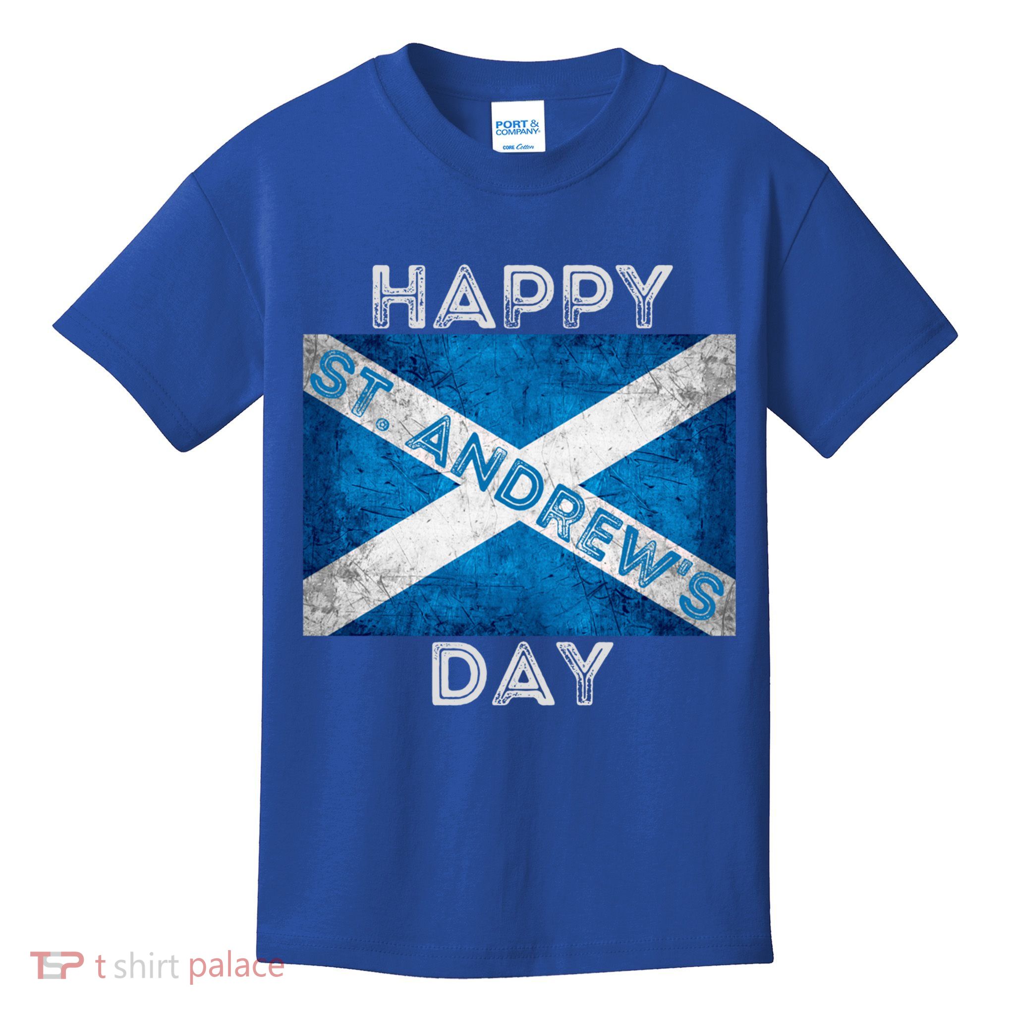 St Andrews Day Scotland Flag Scottish Happy Tartan Army Meaningful Gift Kids T-Shirt