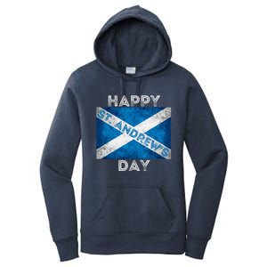 St Andrews Day Scotland Flag Scottish Happy Tartan Army Meaningful Gift Women's Pullover Hoodie