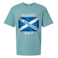 St Andrews Day Scotland Flag Scottish Happy Tartan Army Meaningful Gift Sueded Cloud Jersey T-Shirt