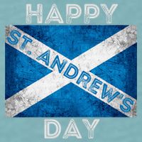 St Andrews Day Scotland Flag Scottish Happy Tartan Army Meaningful Gift Sueded Cloud Jersey T-Shirt
