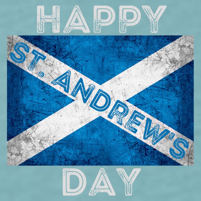 St Andrews Day Scotland Flag Scottish Happy Tartan Army Meaningful Gift Sueded Cloud Jersey T-Shirt