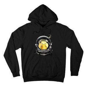 Space Astronaut Duck Face Galaxy Waterfowl Hunting Hoodie