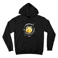 Space Astronaut Duck Face Galaxy Waterfowl Hunting Hoodie