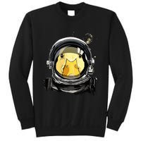 Space Astronaut Duck Face Galaxy Waterfowl Hunting Sweatshirt