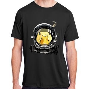 Space Astronaut Duck Face Galaxy Waterfowl Hunting Adult ChromaSoft Performance T-Shirt