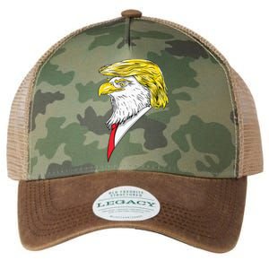 Spirit Animal Donald Trump Eagle Hair Legacy Tie Dye Trucker Hat