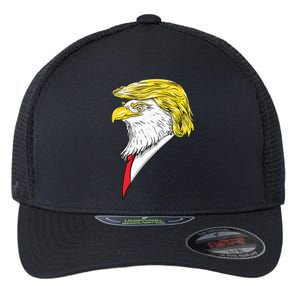 Spirit Animal Donald Trump Eagle Hair Flexfit Unipanel Trucker Cap