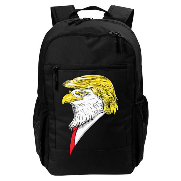 Spirit Animal Donald Trump Eagle Hair Daily Commute Backpack