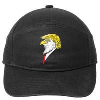 Spirit Animal Donald Trump Eagle Hair 7-Panel Snapback Hat