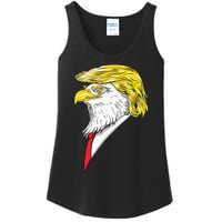 Spirit Animal Donald Trump Eagle Hair Ladies Essential Tank