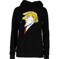 Spirit Animal Donald Trump Eagle Hair Womens Funnel Neck Pullover Hood