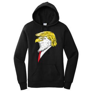 Spirit Animal Donald Trump Eagle Hair Women's Pullover Hoodie