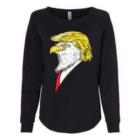 Spirit Animal Donald Trump Eagle Hair Womens California Wash Sweatshirt