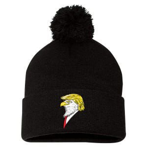 Spirit Animal Donald Trump Eagle Hair Pom Pom 12in Knit Beanie