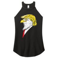 Spirit Animal Donald Trump Eagle Hair Women's Perfect Tri Rocker Tank