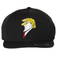 Spirit Animal Donald Trump Eagle Hair Wool Snapback Cap