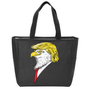 Spirit Animal Donald Trump Eagle Hair Zip Tote Bag