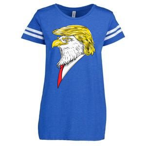 Spirit Animal Donald Trump Eagle Hair Enza Ladies Jersey Football T-Shirt