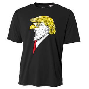 Spirit Animal Donald Trump Eagle Hair Cooling Performance Crew T-Shirt