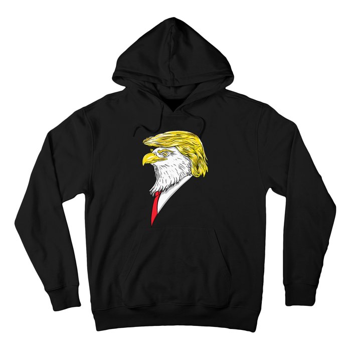 Spirit Animal Donald Trump Eagle Hair Hoodie