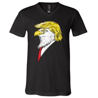 Spirit Animal Donald Trump Eagle Hair V-Neck T-Shirt