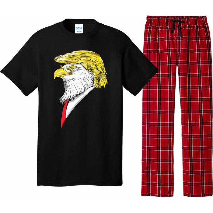 Spirit Animal Donald Trump Eagle Hair Pajama Set