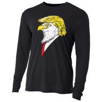 Spirit Animal Donald Trump Eagle Hair Cooling Performance Long Sleeve Crew