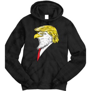 Spirit Animal Donald Trump Eagle Hair Tie Dye Hoodie