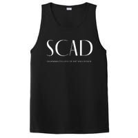 SCAD Art Deco Style College Long Sleeve PosiCharge Competitor Tank