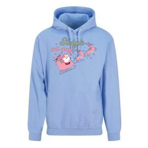 Sleigh All Day Cute Santa Christmas Holiday Unisex Surf Hoodie