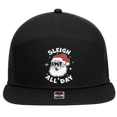 Sleigh All Day Shirt,I Sleigh All Day Top,I Sleigh All Day 7 Panel Mesh Trucker Snapback Hat