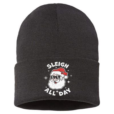 Sleigh All Day Shirt,I Sleigh All Day Top,I Sleigh All Day Sustainable Knit Beanie