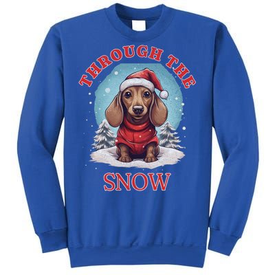 Sleigh All Day Funny Dachshund Christmas Gift Sweatshirt