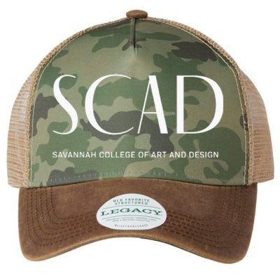 SCAD Art Deco College Legacy Tie Dye Trucker Hat