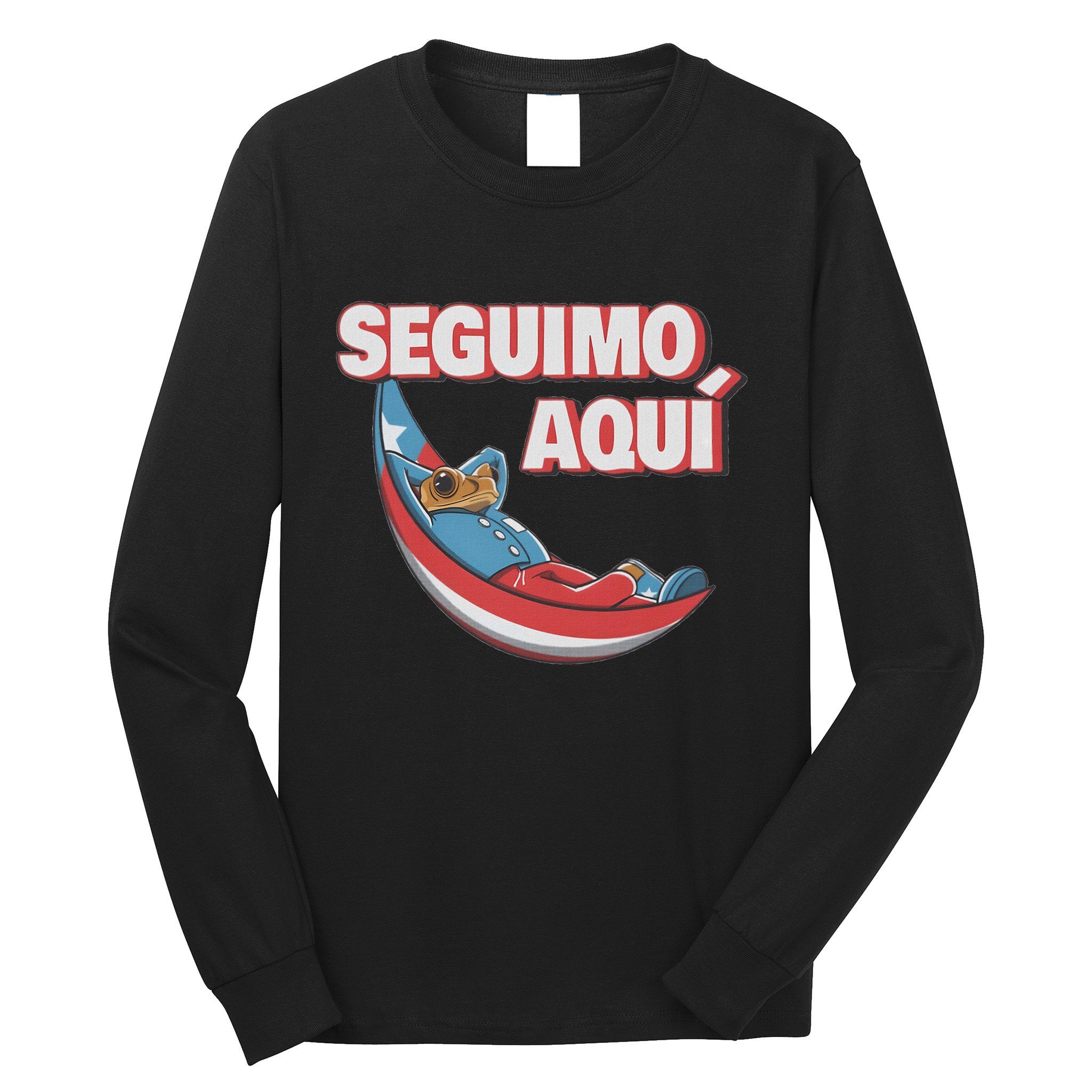 Seguimo Aqui Debi Tirar Album Mas Fotos Frog Lover Design Long Sleeve Shirt