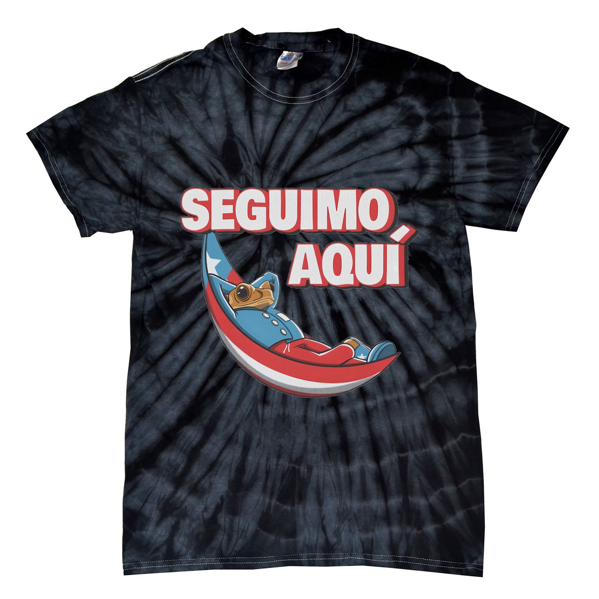 Seguimo Aqui Debi Tirar Album Mas Fotos Frog Lover Design Tie-Dye T-Shirt