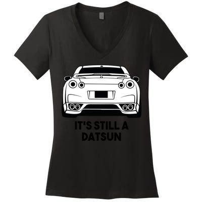 Still A Datsun Women's V-Neck T-Shirt