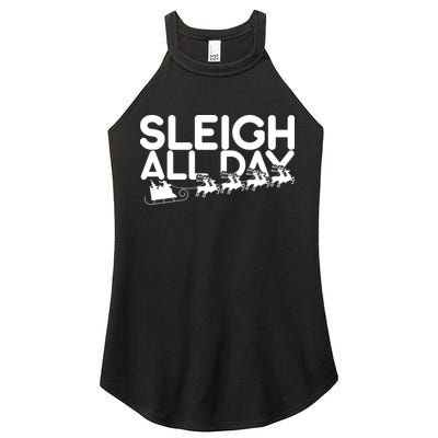 Sleigh All Day Women's Perfect Tri Rocker Tank