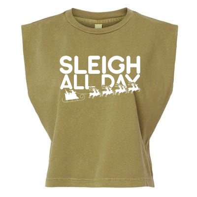 Sleigh All Day Garment-Dyed Women's Muscle Tee