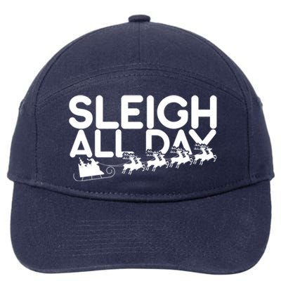 Sleigh All Day 7-Panel Snapback Hat