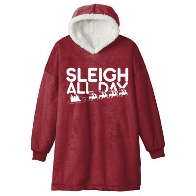 Sleigh All Day Hooded Wearable Blanket