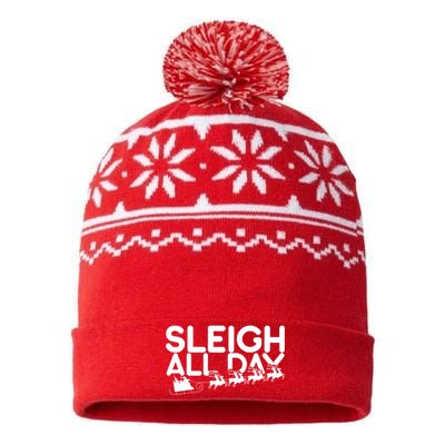 Sleigh All Day USA-Made Snowflake Beanie