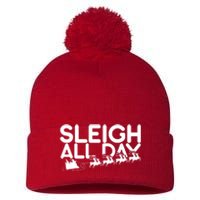 Sleigh All Day Pom Pom 12in Knit Beanie