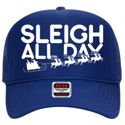 Sleigh All Day High Crown Mesh Back Trucker Hat