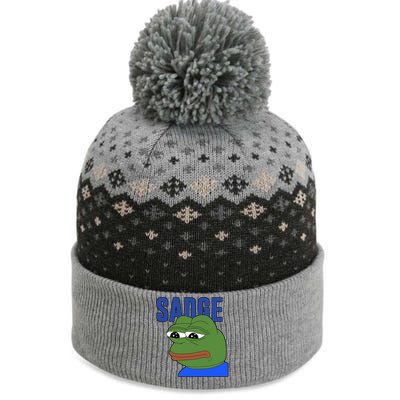 SADGE Meme The Baniff Cuffed Pom Beanie