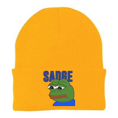 SADGE Meme Knit Cap Winter Beanie